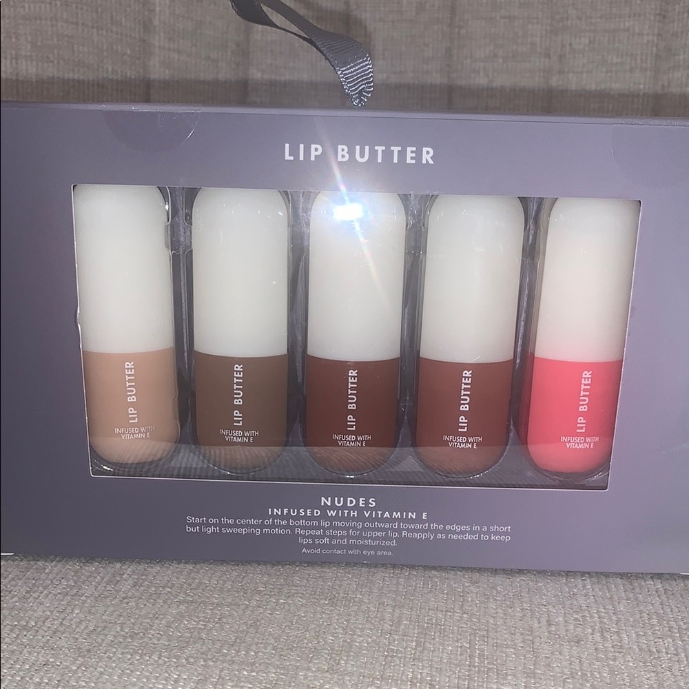 Lip Butter Nudes Set - Brown, Red, Pink Shades